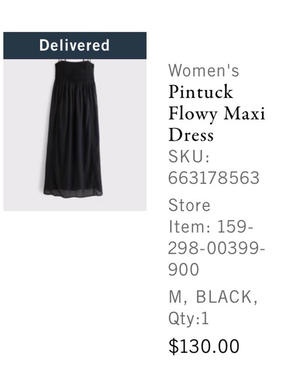 Abercrombie & Fitch Women’s Pintuck Flowy Maxi Dress - Picture 2 of 6